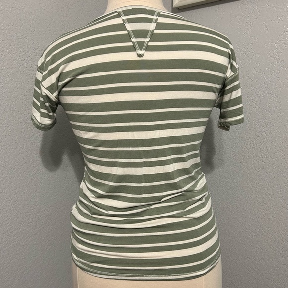 BKE Deep V-Neck Striped Shirt - Picture 3 of 6